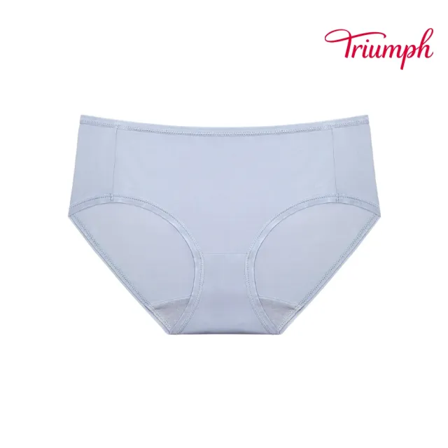 【Triumph 黛安芬】Simply Everyday Basic 自在嚴選系列 中腰平口內褲 M-EEL(清新藍)