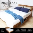 【H&D 東稻家居】肯尼士輕旅風系列5尺雙人房間組(3件式-床頭+抽屜床底+床墊)