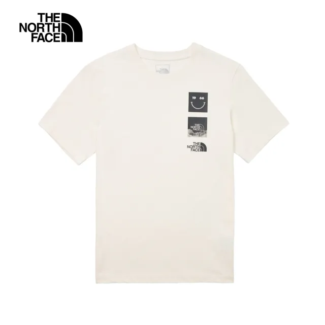 【The North Face】TNF 短袖上衣 休閒 U MFO S/S 1966 GRAPHIC TEE - AP 男女 米白(NF0A8AUYQLI)