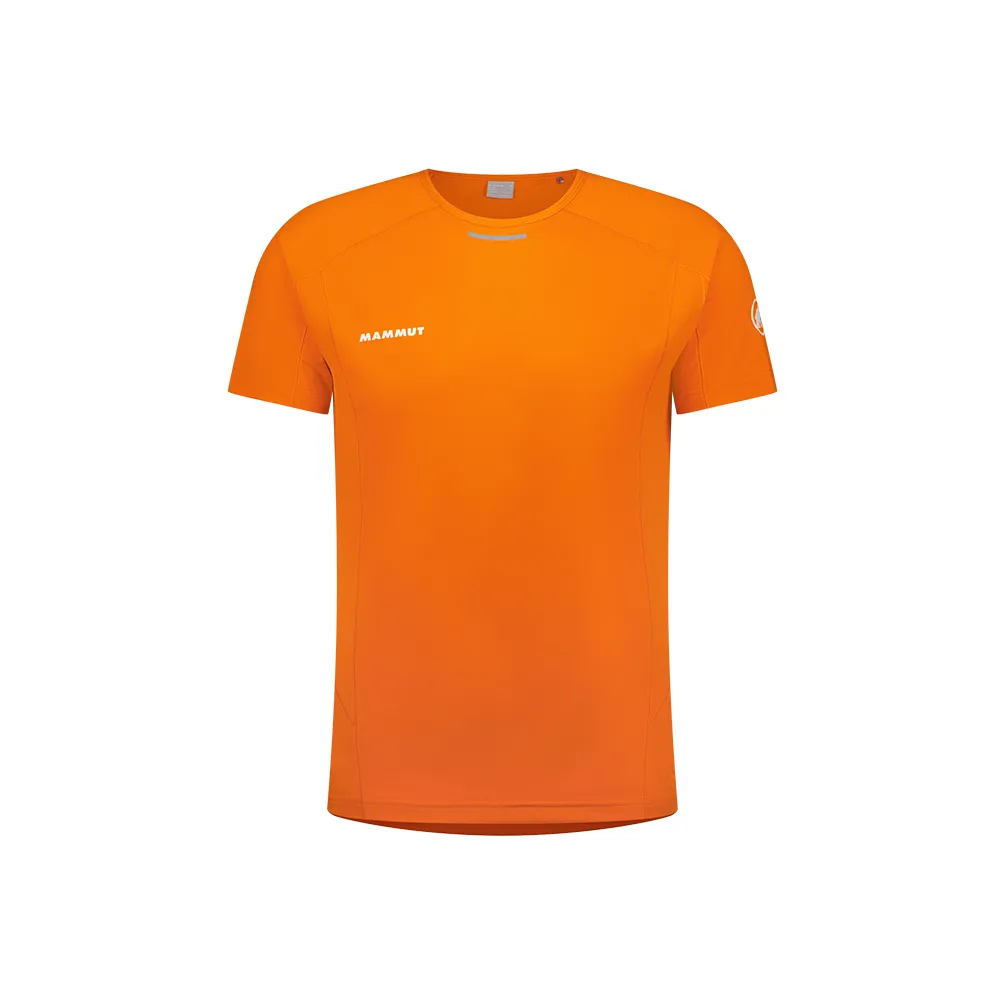 【Mammut 長毛象】Aenergy FL T-Shirt AF Men 抗菌短袖排汗衣 復刻橘 男款 #1017-04980