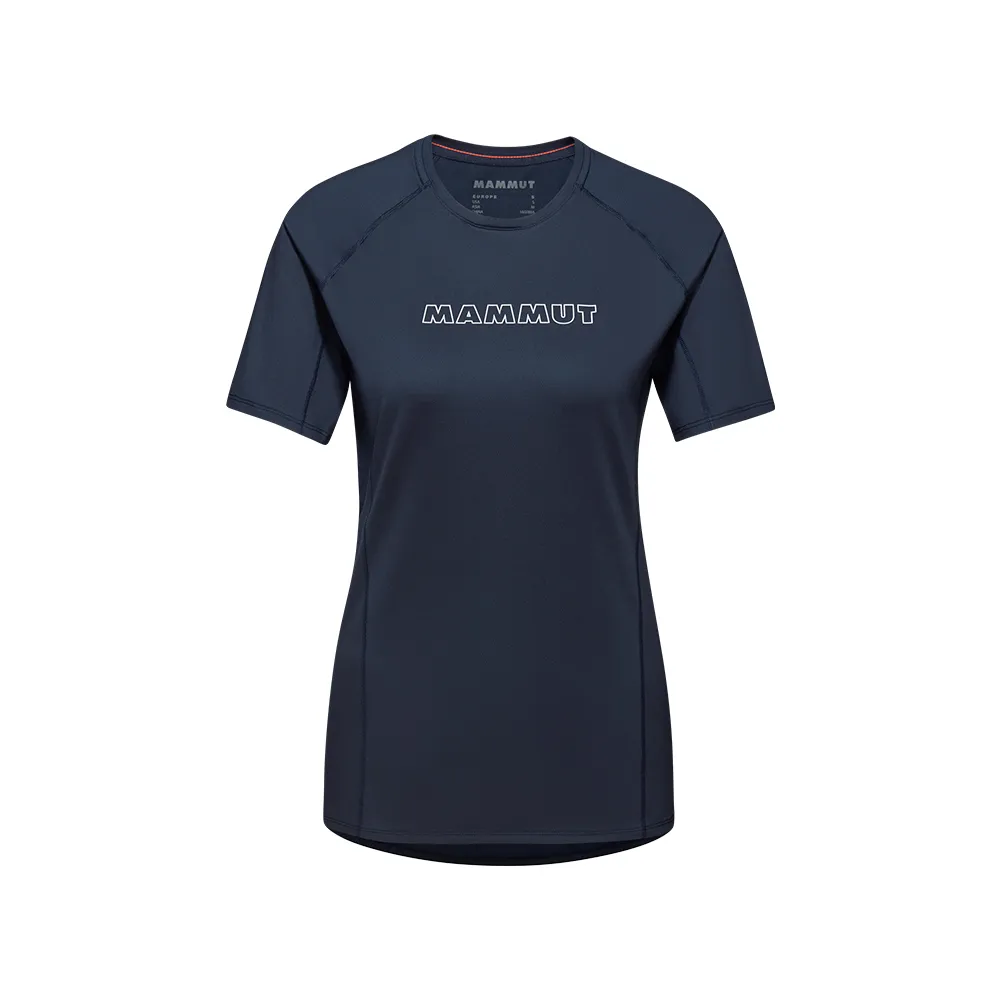【Mammut 長毛象】Selun FL Logo T-Shirt W 機能LOGO短袖T恤 海洋藍 女款 #1017-05060