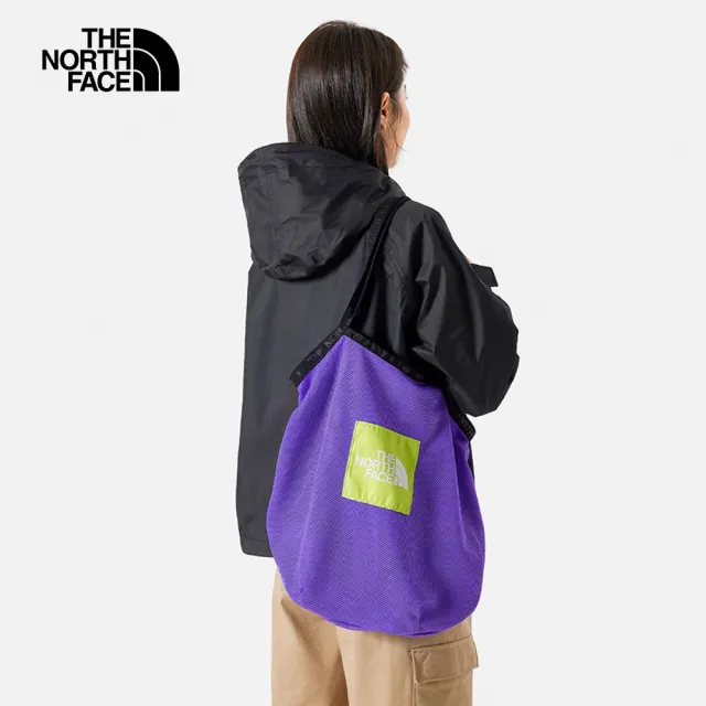 【The North Face】TNF 手提包 大容量托特包 SEASONAL MESH TOTE - AP 男女 紫(NF0A8AMWYOA)