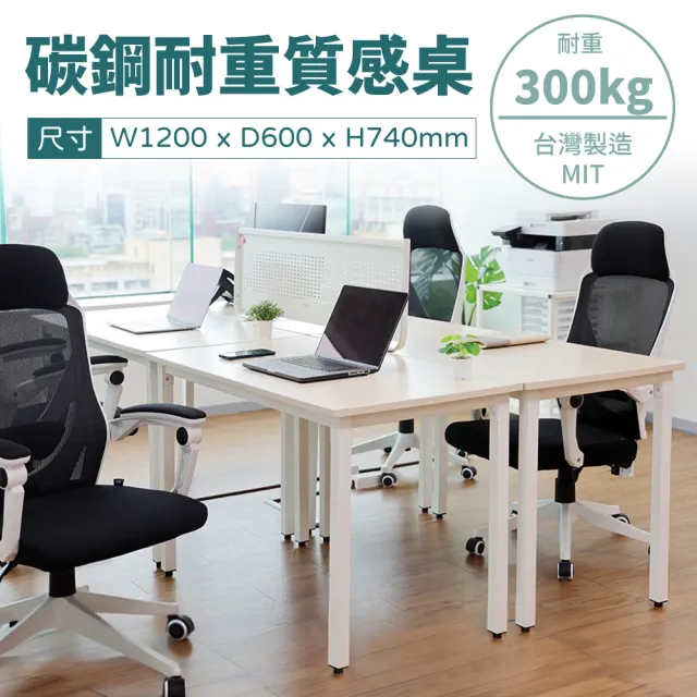 【林製作所】台灣製碳鋼耐重書桌120x60cm(辦公桌 工作桌 實驗桌 電腦桌)