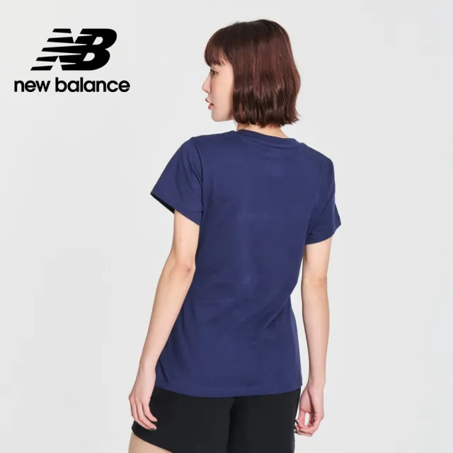 【NEW BALANCE】NB 短袖上衣_女裝_深藍色_WT21801PGM