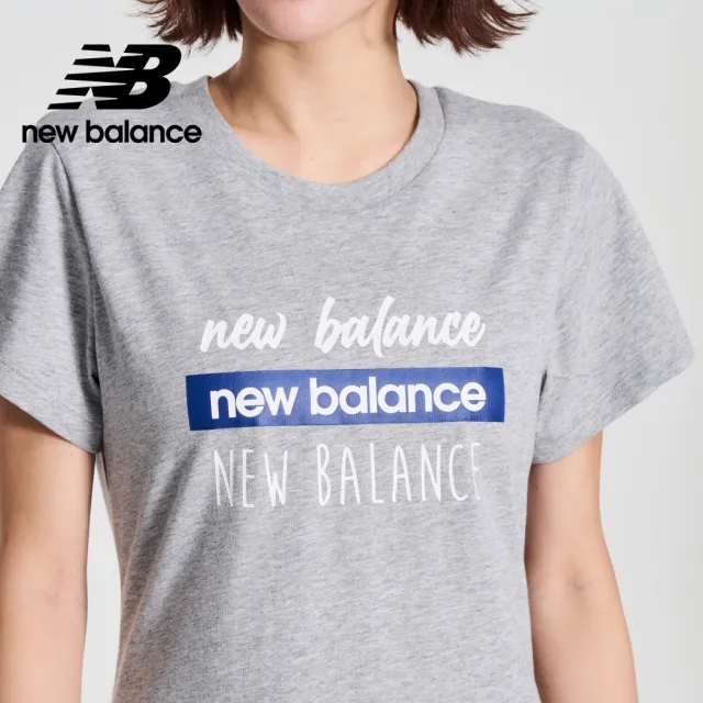【NEW BALANCE】NB 短袖上衣_女裝_灰色_WT21802AG(美版 版型偏大)