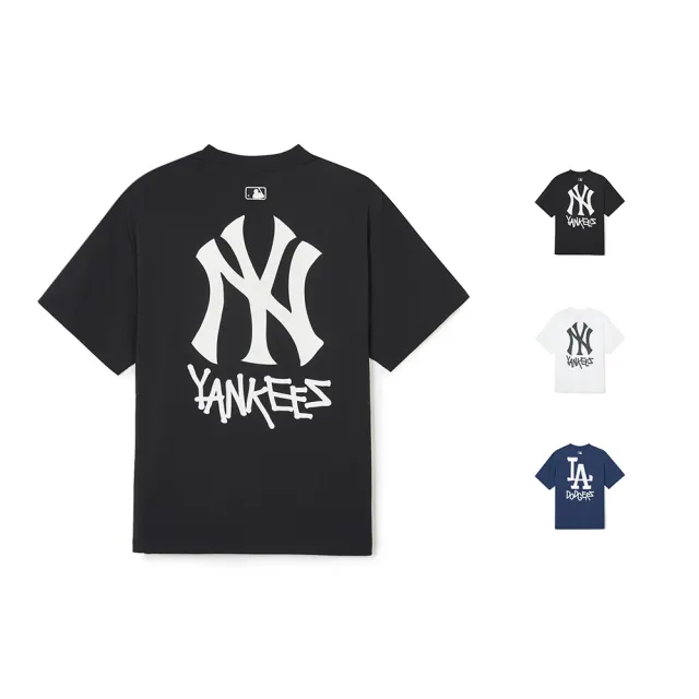 【MLB】涼感速乾短袖T恤 紐約洋基/洛杉磯道奇隊(3ATSB1843-三款任選)