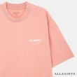 【ALLSAINTS】SCRIPT 純棉寬鬆LOGO短袖T恤-粉 M045PA(30周年亞洲典藏款)