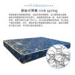 【KIKY】二代日式藍鑽蓆面硬式彈簧床墊(雙人5尺)