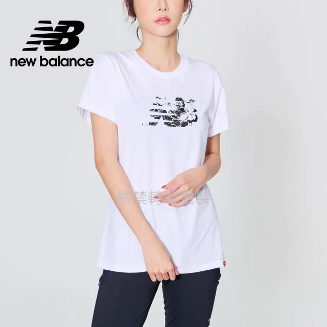 【NEW BALANCE】NB 短袖上衣_女裝_白色_WT21804WT