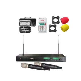 【MIPRO】ACT-8299PRO(雙頻道自動選訊 無線麥克風 配兩手握無線麥克風52H/ MU-90音頭)