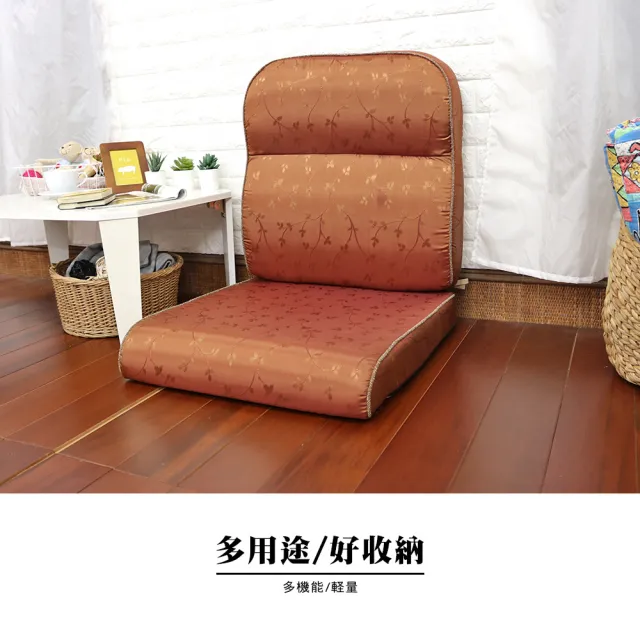 【台客嚴選】5入-小步舞曲緹花L型沙發實木椅墊(沙發墊 木椅墊 坐墊 可拆洗)