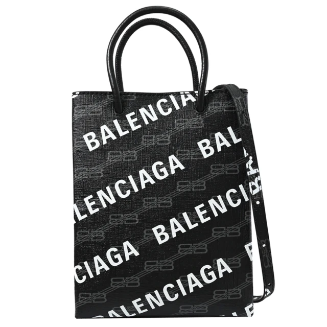 Balenciaga 巴黎世家 新版經典滿版LOGO印花紙袋