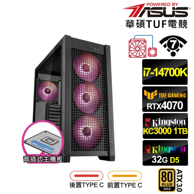 華碩平台 i9廿四核心GeForce RTX 4070{玄武