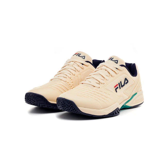 FILA 休閒鞋 WoodBlock 男鞋 女鞋 白 綠 皮