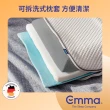 【德國Emma】黑鑽石記憶枕2入組(涼感科技記憶棉 自由調整高低度)