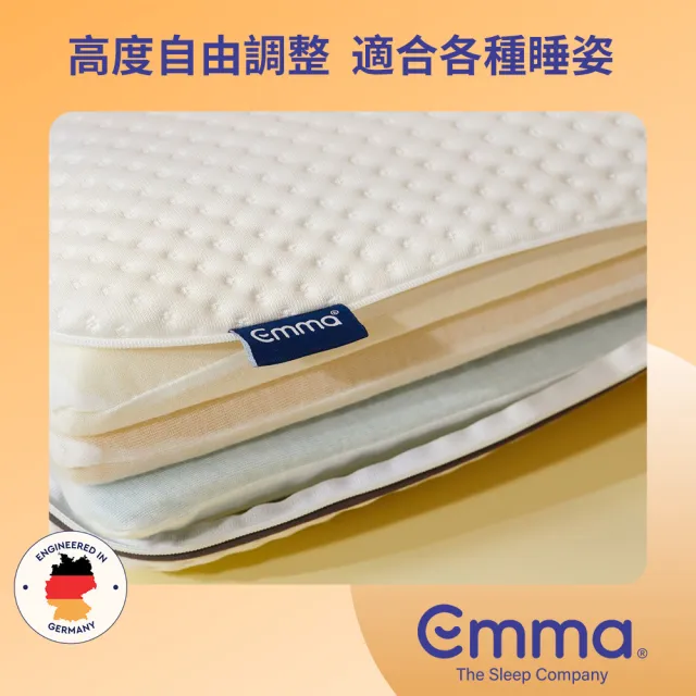 【德國Emma】Original經典記憶枕(德國高科技 滿足各種睡眠習慣)