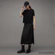 【ALLSAINTS】LISA 厚實純棉短版寬鬆短袖T恤-黑 WM635Z(舒適版型)