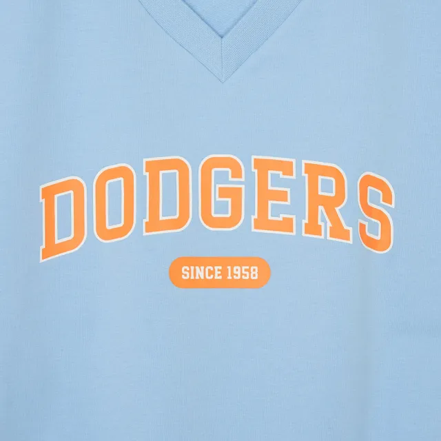 【MLB】童裝 運動套裝 短袖T恤+背心+短褲 洛杉磯道奇隊(7AS1V0343-07SBS)