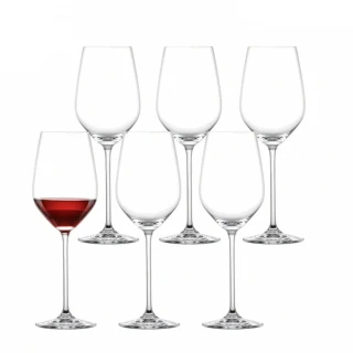 【ZWIESEL GLAS】ZWIESEL GLAS Fortissimo 奢華款6入組(紅酒杯/品酒杯/高腳杯/白酒杯)