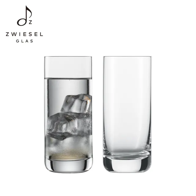 【ZWIESEL GLAS】ZWIESEL GLAS Convetion 萬用水晶杯 345ml 2入禮盒組(啤酒杯/水杯/調酒杯)