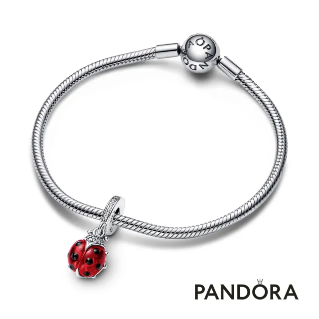 【Pandora 官方直營】幸運紅色瓢蟲吊飾