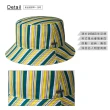 【KANGOL】70s STRIPE 復古色條漁夫帽(海綠色)