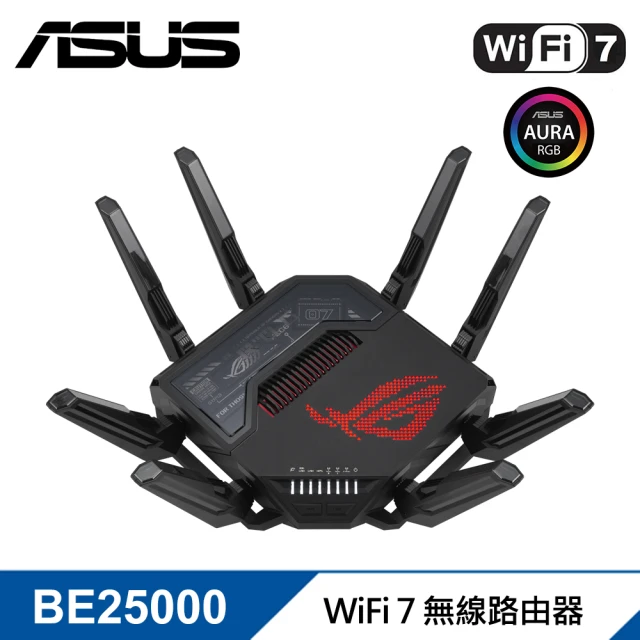 ASUS 華碩 ROG Rapture GT-BE25000 WiFi 7 四頻 電競路由器/分享器