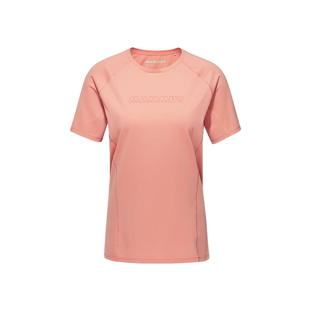 【Mammut 長毛象】Selun FL Logo T-Shirt W 機能LOGO短袖T恤 石英粉 女款 #1017-05060