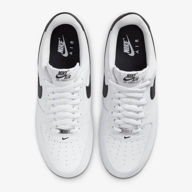 【NIKE 耐吉】運動鞋 休閒鞋 男鞋 AIR FORCE 1 07 White Black 白 黑 低筒 皮革 AF1(FQ4296101)