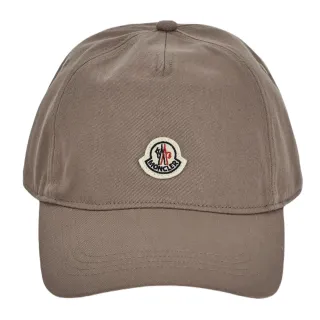 【MONCLER】品牌 LOGO 棒球帽-淺褐色(ONE SIZE)