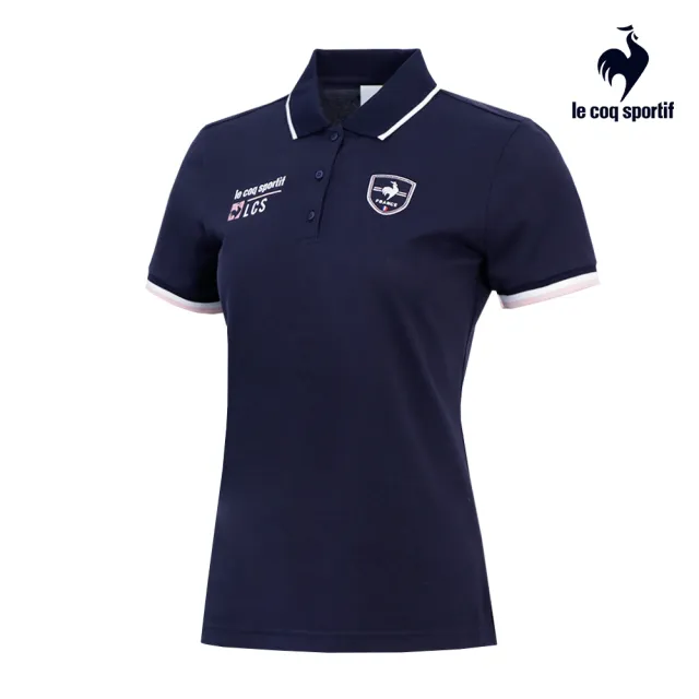 【LE COQ SPORTIF 公雞】吸排法式經典短袖POLO衫 女款-4色-LOR22842