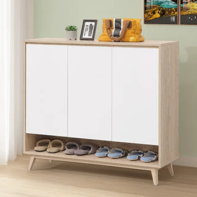 【MUNA 家居】肯詩特原橡雙色4尺鞋櫃/788(櫥櫃 鞋櫃 櫃子 收納)