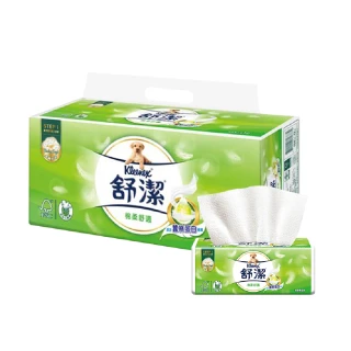 【Kleenex 舒潔】5串組-棉柔舒適抽取衛生紙(100抽x12包*5/共60包)