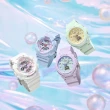 【CASIO 卡西歐】BABY-G 夢幻偏光雙顯手錶-2色可選(BGA-320FH-3A/BGA-320FH-4A/速)