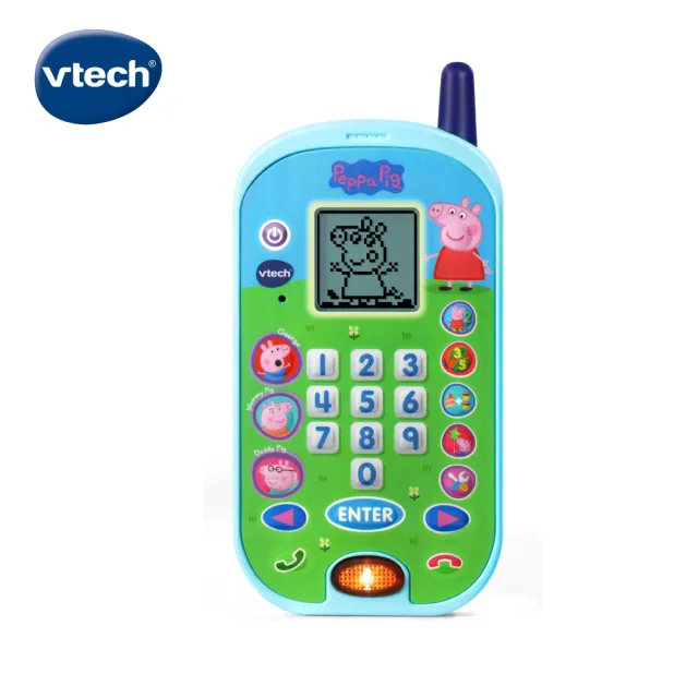 【Vtech】粉紅豬小妹-智慧學習互動小手機(跟Peppa Pig佩佩豬學英文)