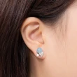 【Olivia Yao Jewellery】溫柔感首飾 純淨之息 海藍寶銀白色耳環(Tyche Collectionn)