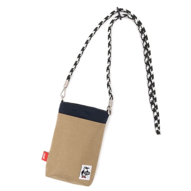 CHUMSCHUMS CHUMS 休閒 男女 Rope Shoulder Pouch Sweat Nylon隨身肩背包 深藍/淺棕(CH603617N016)