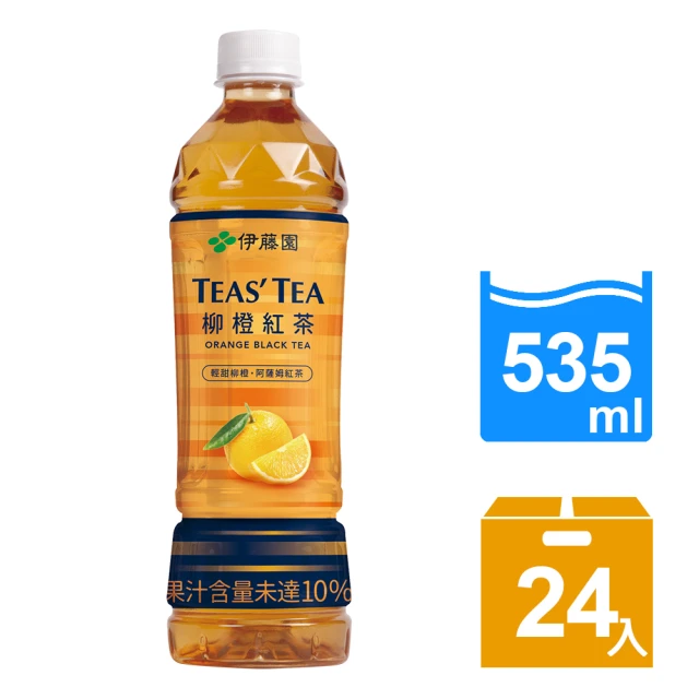 伊藤園 TEAS TEA柳橙紅茶535mlx24入 推薦