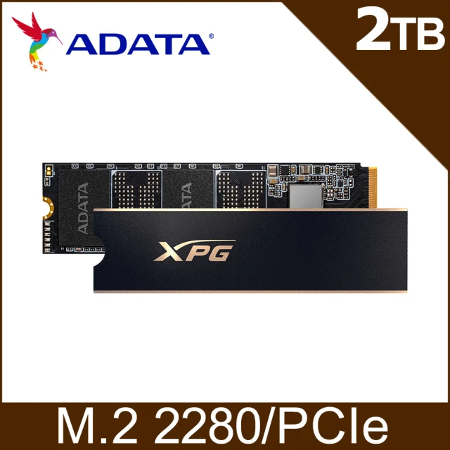 ADATA 威剛 XPG GAMMIX S60 Pro 2TB PCIe 4.0 [黑] 固態硬碟/五年保(台灣製)