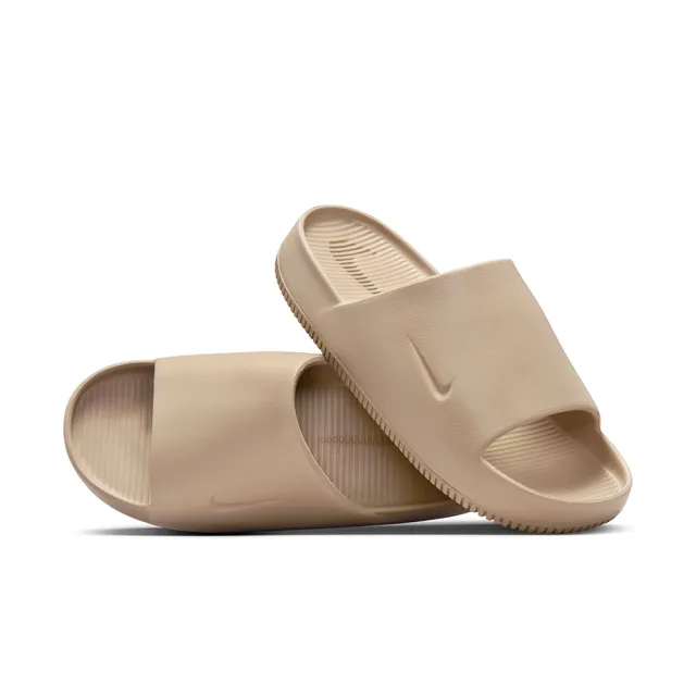 【NIKE 耐吉】拖鞋 男鞋 運動 CALM SLIDE 奶茶 FD4116-201