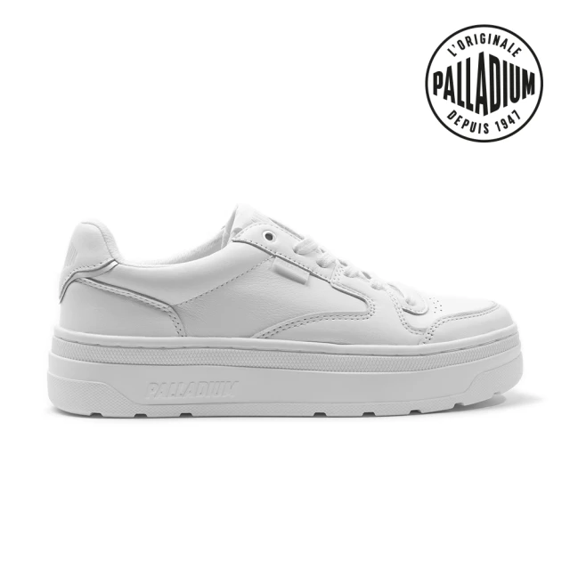Palladium PALLASPHALT LO LTH低筒皮革潮流球鞋/厚底鞋/休閒鞋-女鞋-白(99135-116)