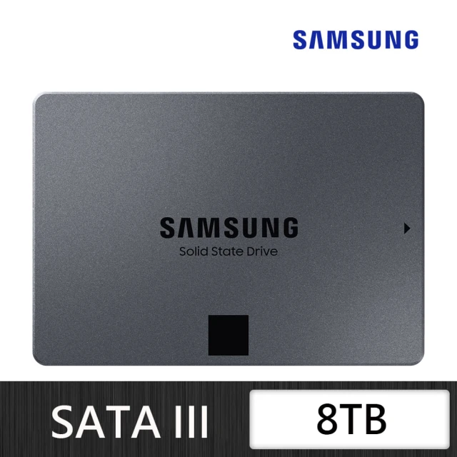【SAMSUNG 三星】搭 5埠 交換器 ★ 870 QVO 8TB SATA ssd固態硬碟 (MZ-77Q8T0BW)