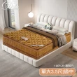 【睡夢精靈】羅馬假期金鑽六線獨立筒床墊(單人加大3.5尺)