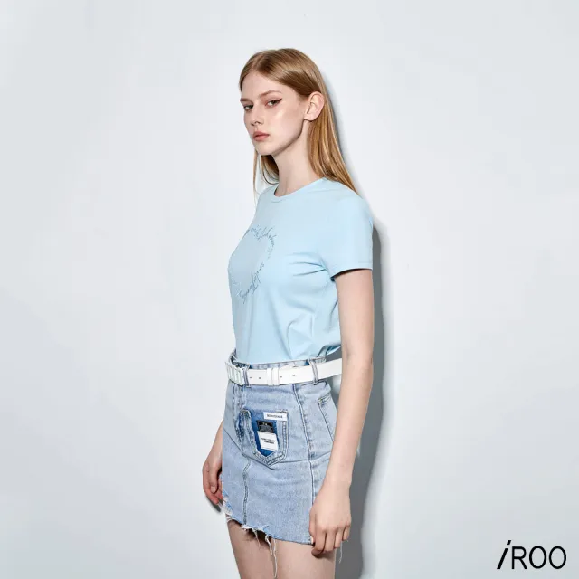 【iROO】牛仔短裙