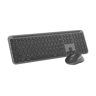 【Logitech 羅技】MK950 無線鍵盤滑鼠組(石墨黑)