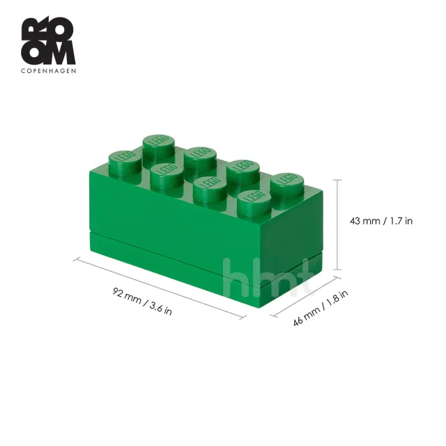 【Room Copenhagen】Room Copenhagen LEGO☆ Storage Brick 8 Mini 樂高桌上小型收納箱(樂高正式授權商品)