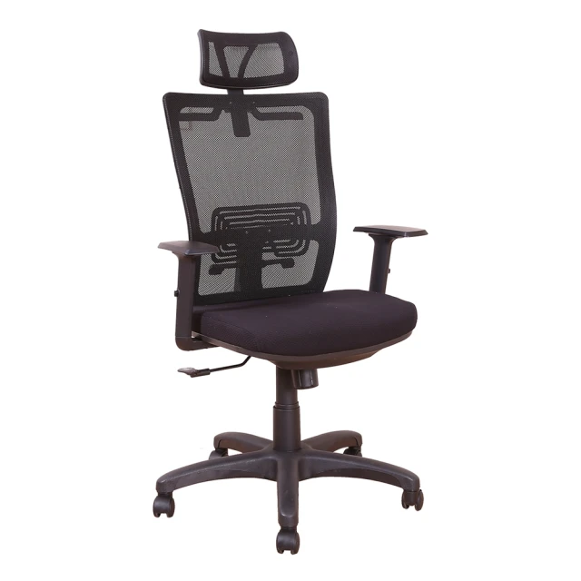 GXG 吉加吉 短背全網 電腦椅 鋁腳/2D滑面金屬扶手(T