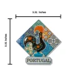 【A-ONE 匯旺】葡萄牙公雞冰箱貼+葡萄牙佩納宮貼章2件組紀念磁鐵療癒小物 IG打卡地標(C13+350)