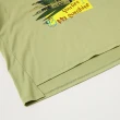 【OUWEY 歐薇】夏威夷度假風圖樣純棉上衣(淺綠色；XS-M；3242161209)