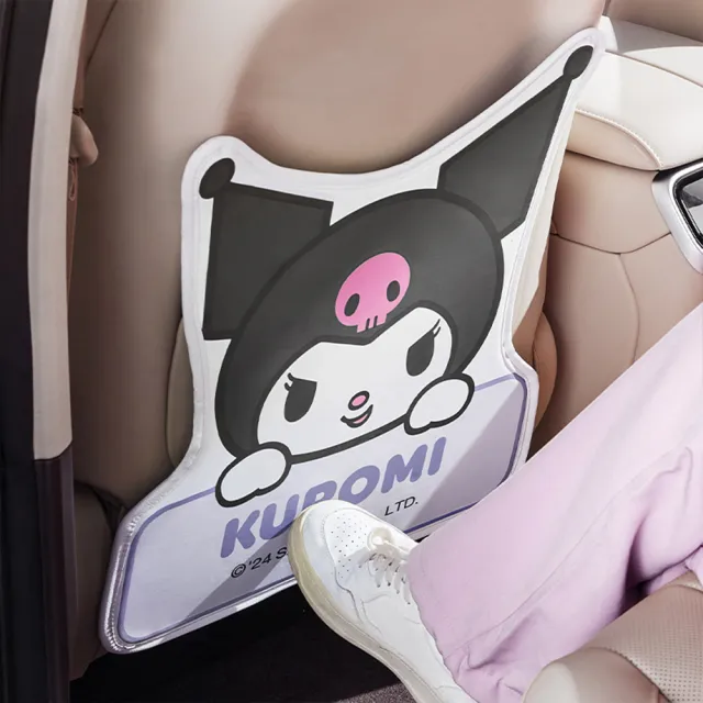 【SANRIO 三麗鷗】汽車椅背防踢墊 椅背防護墊 車用(酷洛米 大耳狗 美樂蒂)